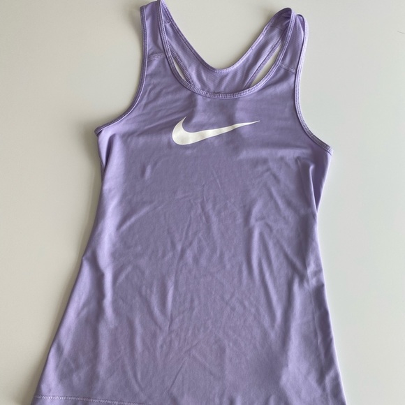 Nike Training Balance swoosh tank top lilac small - Picture 2 of 3
